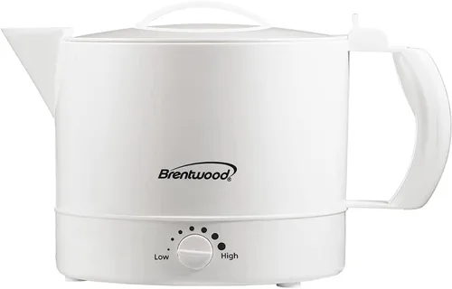 Miniatura 6 de Brentwood Hervidor eléctrico olla caliente libre de BPA, 32 oz, color blanco