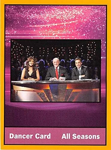 Dancing With The Stars Judges Carrie Ann Inaba Len Goodman Bruno Tonioli tarjeta de juego comercial #46 Tamaño 3x4 pulgadas Apertura