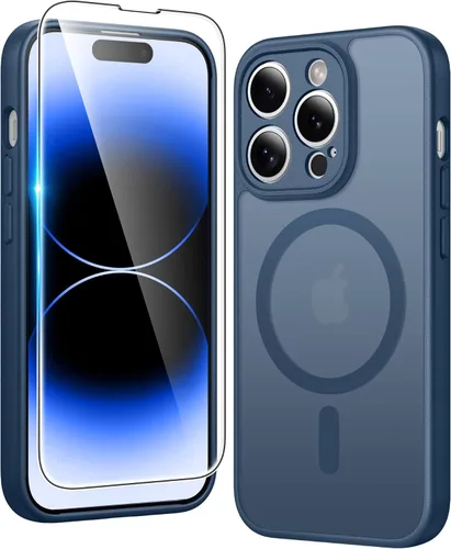 Miniatura 485 de FNTCASE Funda para iPhone 13 Pro-Max: Fundas magnéticas transparentes compatibles con Magsafe Slim anti amarillamiento protección contra caídas