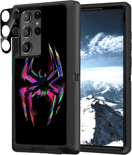 Miniatura 12 de Funda compatible con Samsung Galaxy S22 Ultra para hombres y niños, funda de camuflaje con protector de lente de cámara resistente