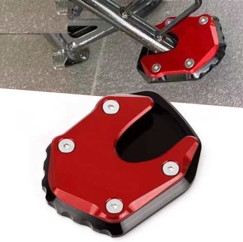 Miniatura 2 de SCUUBE Para Honda NC750X NC 750X NC750 X 2021 2022 2023 Motocicletas Kickstand Soporte lateral Soporte Ampliador Placa Extensión de placa de soporte