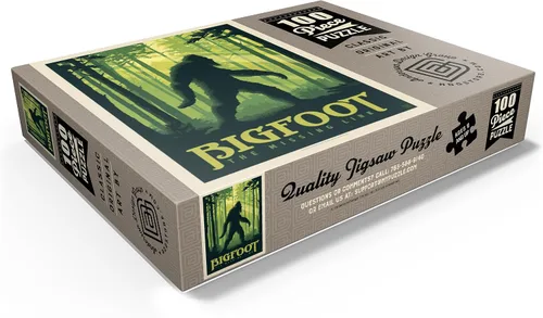 Miniatura 3 de MyPuzzle Bigfoot: The Missing Link, póster vintage, rompecabezas de 100 piezas para adultos