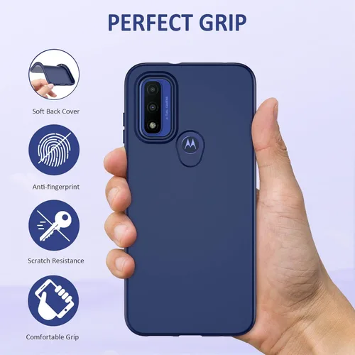 Miniatura 5 de PUJUE Funda para teléfono Motorola Moto-G Pure: G Play 2023 G Power 2022 Funda mate de silicona 360 Protección completa - Resistente parachoques