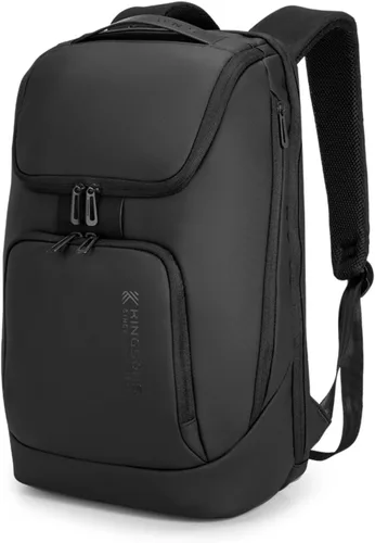 Miniatura 14 de Kingsons Mochila con compartimento para laptop de 15.6 pulgadas para hombres, mochila de negocios delgada y duradera para el trabajo, viajes