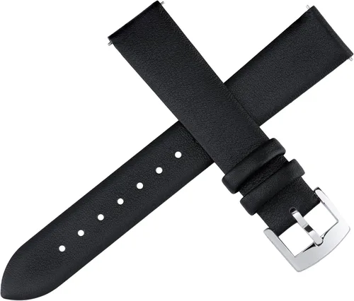 Miniatura 2 de OTTOODY Correas de reloj de cuero de liberación rápida, elegante y ultra suave, correa de reloj de cuero de grano superior para mujeres y hombres