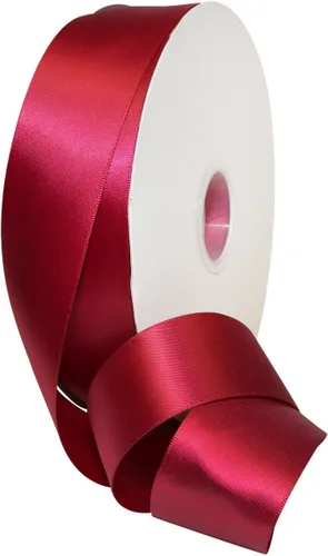 Miniatura 65 de Morex Ribbon Cinta de satén de doble cara de 1/4 pulgadas x 100 yardas, cinta blanca antigua para envolver regalos, tarjetas de regalo