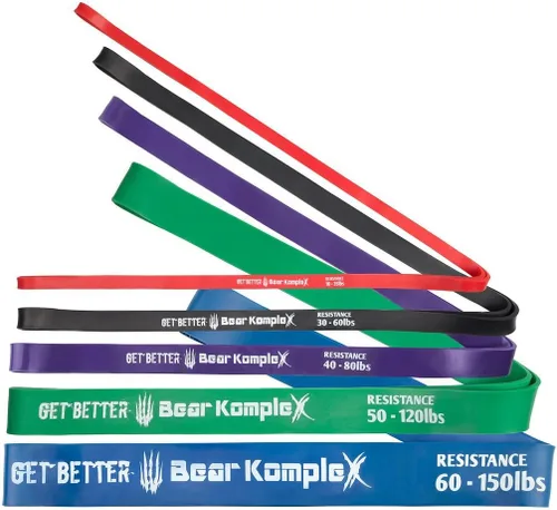 Bear KompleX banda de resistencia, ideal para pull-ups, entrenamiento cruzado, movilidad, muscular, levantamiento de peso, gimnasia, estiramiento,