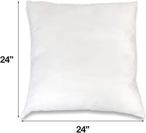 Miniatura 3 de Foamma Juego de cojines de 3 x 26 x 26 pulgadas y relleno de almohada de 24 x 24 pulgadas, cojín de espuma de tapicería de alta densidad, relleno