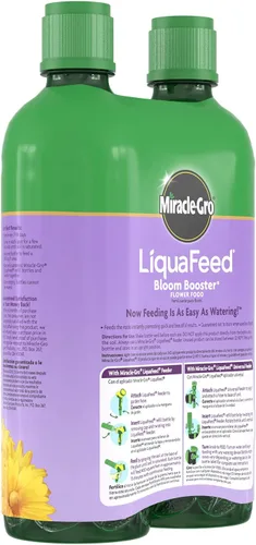 Miniatura 7 de Miracle-Gro LiquaFeed Bloom Booster - Recambios de alimentos para flores, fertilizantes para plantas, 16 onzas líquidas, 2 botellas/paquete