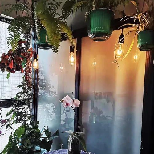 Miniatura 7 de Lámpara colgante con enchufe de 3 luces, cable de luz colgante negro de 10 pies con interruptor de encendido y apagado, lámpara colgante industrial