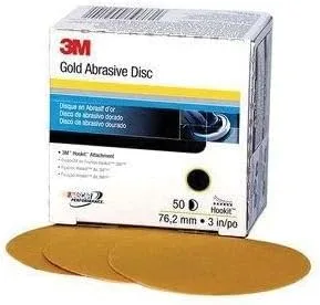 Miniatura 2 de 912 Hookit disco de arena P5A de 3" color oro de 3M, P220, 3, Dorado