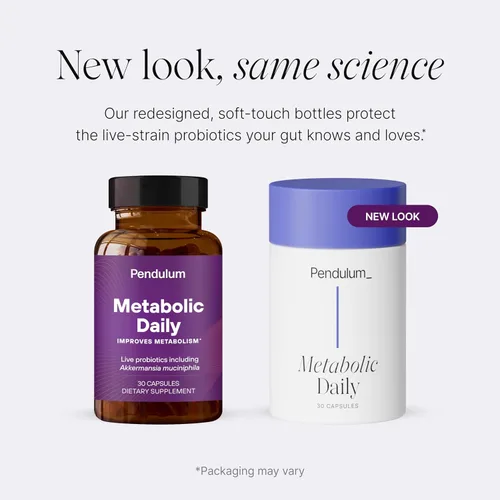 Miniatura 8 de Pendulum Metabolic Daily - Mezcla patentada de Akkeramansia, Anaerobutyricum, Clostridium y más para mejorar el metabolismo del azúcar