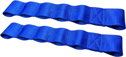 Correa de puerta ajustable para Jeep Wrangler TJ YJ JK JKU JL JLU, Correa de limitación y verificación de puerta para Jeep Wrangler, Correa Azul