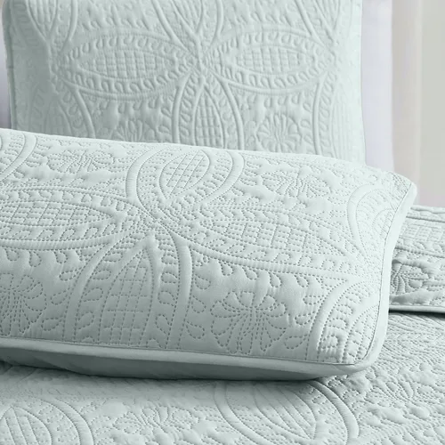 Miniatura 5 de Mellanni - Juego de colcha para cama individual con funda de almohada - Tecnología de acolchado ultrasónico - Juego de colcha de 2 piezas de gran