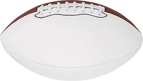 Baden Mini Autograph Football | Collectible Ball with 2 Brown & 2 White Panels | Ideal for Team Signatures, Coaches, Events & Sports Gifts