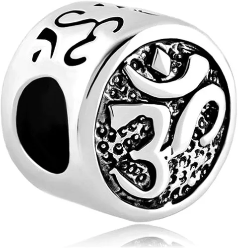 LilyJewelry Dijes de amor para yoga, símbolo de Om compatibles con Pandora, pulsera para mujeres, niñas, amigas, regalo de esposa