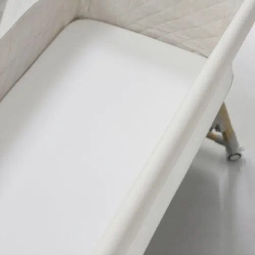 Miniatura 6 de TL Care Sábana bajera ajustable de punto de jersey de 18 x 36 pulgadas de algodón 100 % natural, suave, transpirable, para niños y niñas