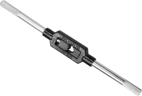 Mango de llave de grifo, ajuste M4-M12 8/16"-1/2" (UNC/UNF), llave inglesa ajustable de un solo extremo, herramienta manual de roscado -
