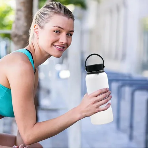 Miniatura 6 de HEYSKAY Funda Protectora de Silicona para Botella de Agua de Boca Ancha Hydro Flask de 32oz 40oz Protector de Base Inferior y Otras Botellas de Agua