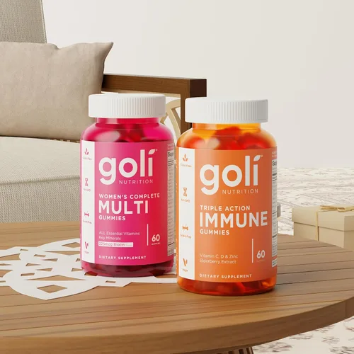 Miniatura 8 de Goli Gomitas de vitaminas inmunológicas, 60 unidades, saúco, vitamina C, D y zinc, veganas, sin OMG, sin gluten y sin gelatina, paquete de 1