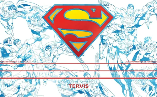 Miniatura 2 de Tervis Traveler DC Comics Superman Lineage - Vaso aislado de triple pared para viaje mantiene las bebidas frías y calientes, 20 onzas, acero Acero