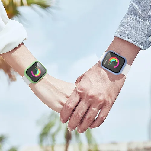 Miniatura 6 de Paquete de 12 fundas para Apple Watch de 38 mm Series 3/2/1 con protector de pantalla de vidrio templado, funda protectora HD para el iWatch