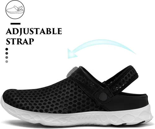 Miniatura 4 de SAGUARO - Zapatos de jardín de secado rápido para hombre y mujer, zuecos ligeros de jardinería, sandalias de agua para deportes. uso en exteriores