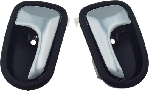 Miniatura 6 de Par de manijas de puerta interiores izquierda y derecha cromadas para Mazda Protege 626 Ford Activa Liata Tierra