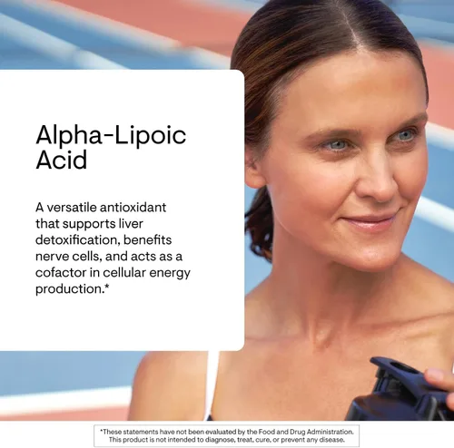 Miniatura 3 de THORNE - Ácido alfa lipoico - Proporciona apoyo antioxidante - Apoya la desintoxicación hepática y la salud nerviosa, ocular, metabólica y hepática*
