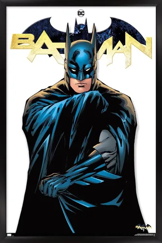 Miniatura 8 de Trends International DC Comics Batman Feature Series - Póster de pared, 22.4 pulgadas de largo x 14.7 W, versión enmarcada de madera de granero