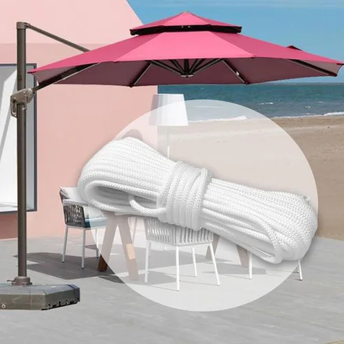 Miniatura 3 de Cuerda para sombrilla de patio, cuerda de repuesto para sombrilla de patio, accesorios portátiles para mesa, patio al aire libre, playa