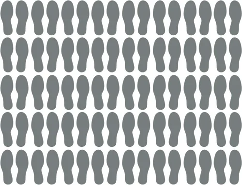 Miniatura 56 de LiteMark Calcomanías de vinilo duraderas con acabado brillante, tamaño mediano de 9 pulgadas, ideal para suelos, techos, paredes y la mayoría