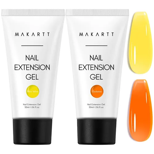 Miniatura 11 de Makartt-Gel de uñas de polietileno: constructor de 1.7 oz (50 ml) para uñas de aspecto natural, fortalecedor, moldeo 3D para arte de uñas