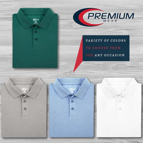 Miniatura 3 de Premium Wear Boys High Moisture Wicking Polo T Shirts
