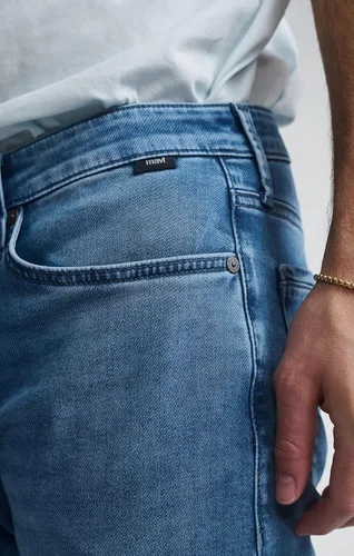 Miniatura 114 de Mavi Jake - Jeans para hombre, tiro regular, pierna ajustada