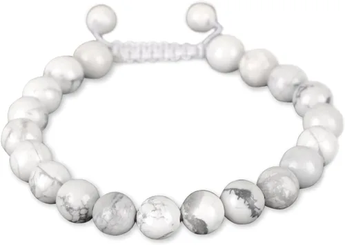 Miniatura 41 de AD Beads Pulseras de piedras preciosas unisex de 0.315 pulgadas (0.315 in), macramé curativo ajustable de 7 a 9 pulgadas Usa esta pulsera