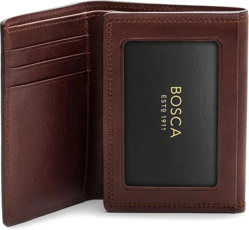 Miniatura 3 de Bosca Double ID Trifold in Dolce Leather - RFID
