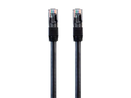 Miniatura 2 de Monoprice Cable de conexión Ethernet Cat6, sin enganches, clasificación para exteriores, trenzado, 550 MHz, UTP, 24 AWG, 3 pies, negro - Serie