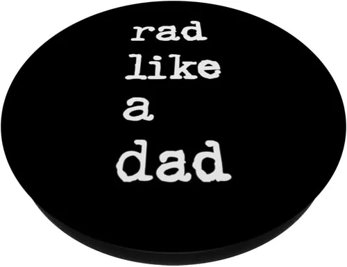 Miniatura 2 de Rad Father Rad Like A Dad Funny Fathers PopSockets Adhesive PopGrip