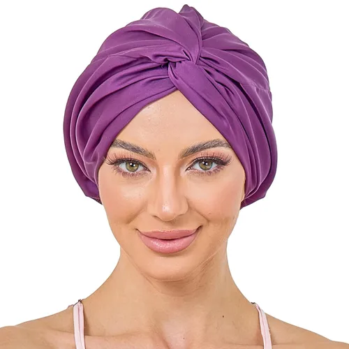 Miniatura 10 de Gorro de satén de seda ajustable para envolver el cabello para dormir, gorro de dormir de doble capa, turbante nocturno para cabello largo y rizado