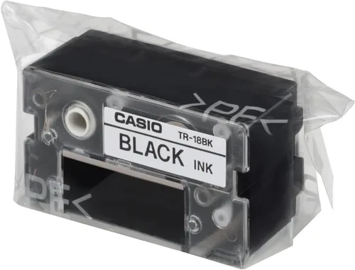 Miniatura 2 de Casio cinta de tinta de impresora de título de disco TR-18BK-3P Negro 3 piezas