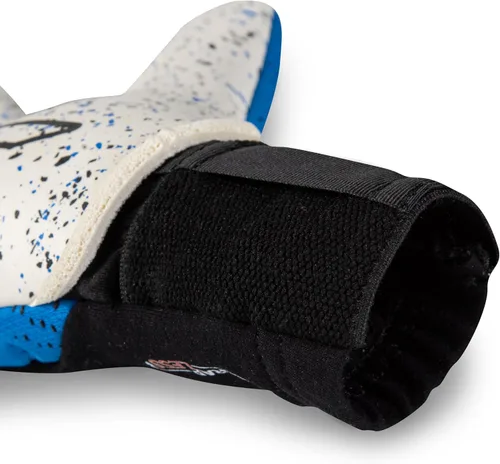 Miniatura 5 de Rinat Kronos 10:22 Guante de portero de césped – Guantes de portero de fútbol duraderos con palma de látex HGP+, corte negativo para un ajuste Azul