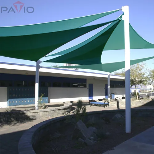 Miniatura 6 de Patio Paradise - Toldo parasol triangular de 12 x 12 x 12 pies, para sombra de tela con bloqueo de luz solar, cubierta de pérgola Patio de Turquesa