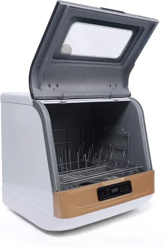Miniatura 5 de Lavavajillas portátil compacto con 4 programas de lavado, ahorro de energía con bajo consumo de agua, sin instalación para apartamentos pequeños