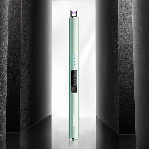 Miniatura 6 de ARECTECH Encendedor de velas eléctrico con cable tipo C, regalo de cumpleaños para hombres, mujeres, esposa, encendedores de arco de plasma Verde