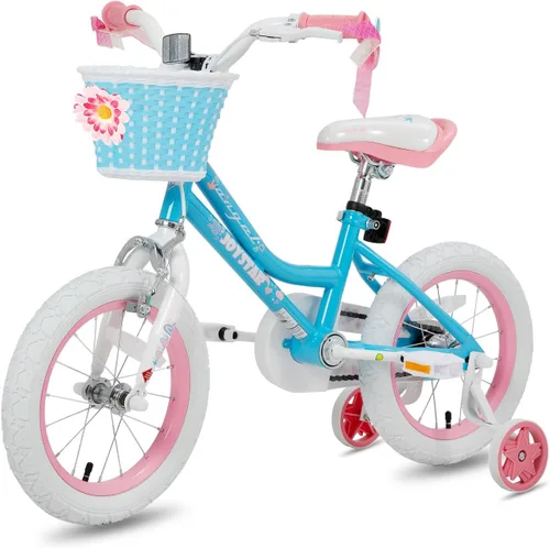 Miniatura 6 de JOYSTAR Angel Bicicleta para Niñas para Niñas Pequeñas y Niños de 2 a 13 Años, Bicicleta para Niños de 12, 14, 16, 18, 20 Pulgadas con Ruedas de Azul