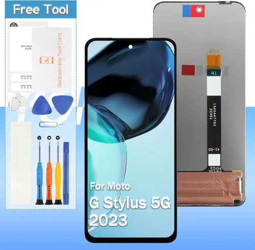 Yondista Reemplazo de pantalla LCD para Motorola Moto G Stylus 5G 2023 XT2315-1 con digitalizador, montaje completo, negro, herramientas incluidas