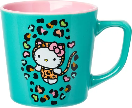 Miniatura 37 de Silver Buffalo Sanrio Hello Kitty - Taza de cerámica con lunares rojos y blancos, 20 onzas Hello Kitty lunares rojos y blancos