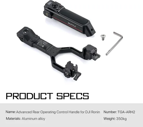 Miniatura 3 de Tilta - Mango de control de funcionamiento trasero avanzado compatible con DJI Ronin, enfoque inalámbrico compatible con Nucleus Nano, Nucleus M