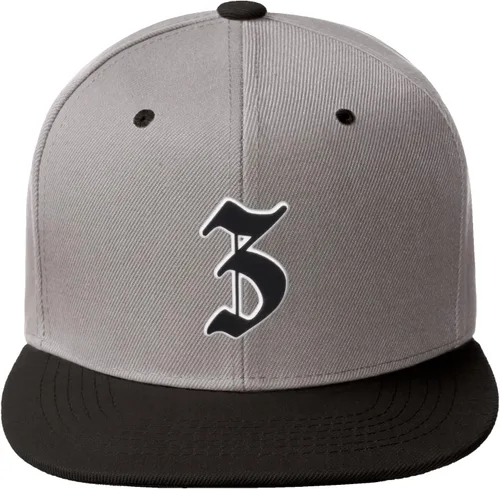Miniatura 1087 de Daxton Gorra clásica con visera de billete plano con letras del alfabeto inglés antiguo de la A a la Z